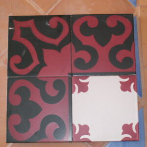 Azulejo artesanal esmaltado - Modelo 10